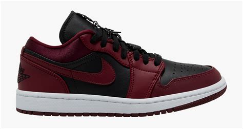 air jordan 1 low burgundy.